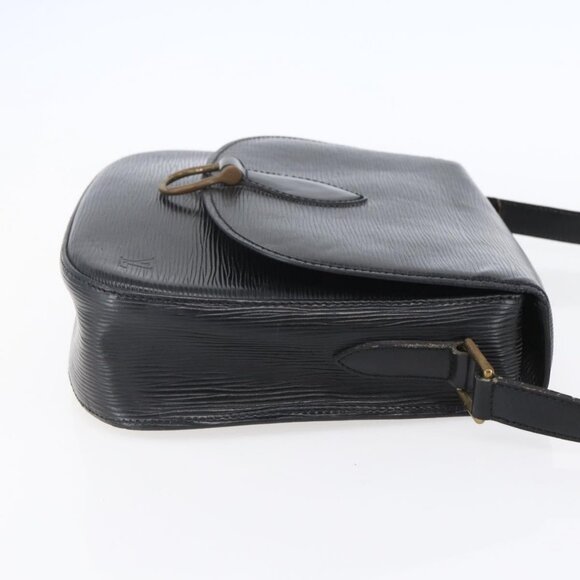 LOUIS VUITTON Epi Saint Cloud GM Shoulder Bag Black Noir M52192 LV Auth BA8328 - Picture 5 of 16